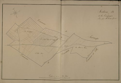Plan du cadastre napoléonien - Brucamps : Campagne (La), D