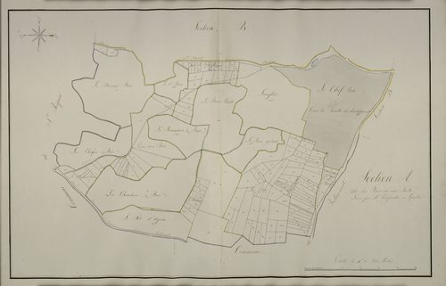 Plan du cadastre napoléonien - Buigny-L'abbe (Buigny l'Abbé) : Bois (Les), A