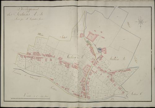 Plan du cadastre napoléonien - Buigny-L'abbe (Buigny l'Abbé) : A et B développées