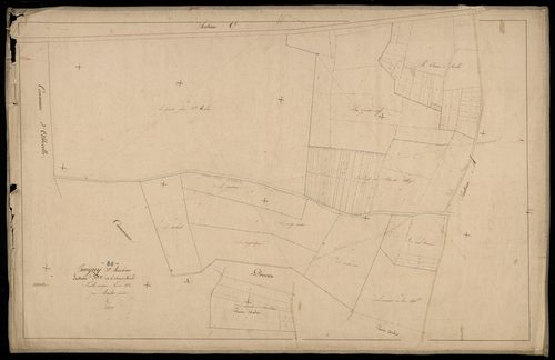 Plan du cadastre napoléonien - Buigny-Saint-Maclou (Buigny Saint Macloux) : Champ à Hieble (Le), B