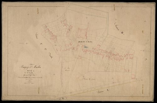 Plan du cadastre napoléonien - Buigny-Saint-Maclou (Buigny Saint Maclou) : Chef-lieu (Le), C1