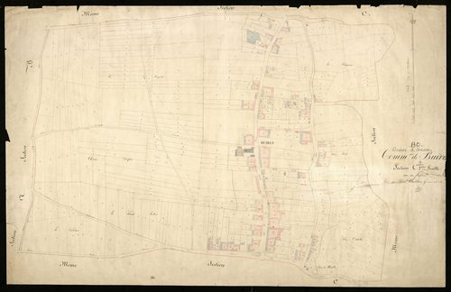 Plan du cadastre napoléonien - Buire-sur-l'Ancre (Buires) : Chef-lieu (Le), C2