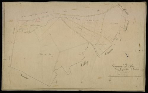Plan du cadastre napoléonien - Bus-la-Mesiere (Bus) : Chef-lieu (Le), B1