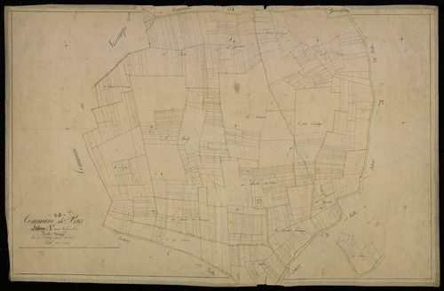 Plan du cadastre napoléonien - Bus-la-Mesiere (Bus) : Moulin de Bus (le), A