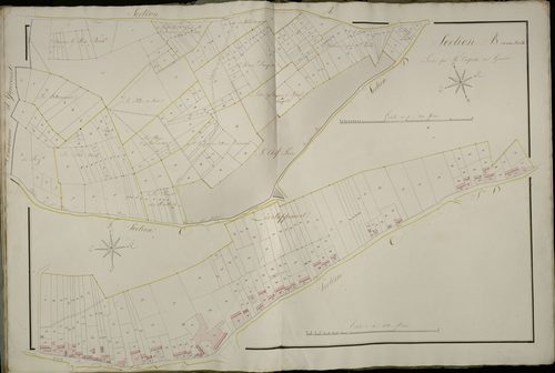 Plan du cadastre napoléonien - Bussus-Bussuel (Bussu) : B et B développée