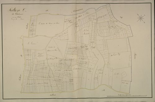 Plan du cadastre napoléonien - Cagny : Charbonniers (Les), C