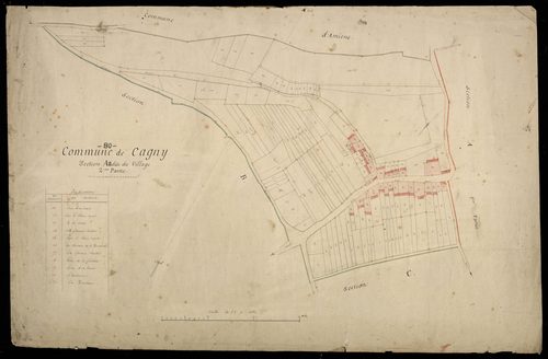 Plan du cadastre napoléonien - Cagny : Village (Le), A2