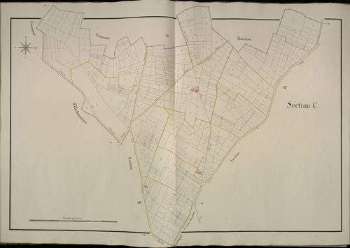 Plan du cadastre napoléonien - Caix : C