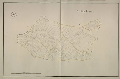 Plan du cadastre napoléonien - Caix : E2