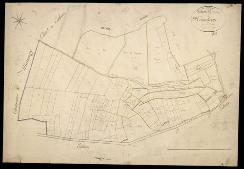 Plan du cadastre napoléonien - Cambron : G1