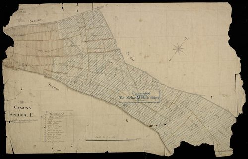 Plan du cadastre napoléonien - Camon (Camons) : F