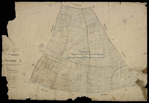 Plan du cadastre napoléonien - Camon (Camons) : I