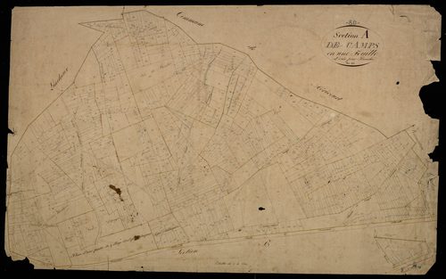 Plan du cadastre napoléonien - Camps-en-Amienois (Camps) : A