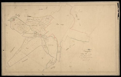 Plan du cadastre napoléonien - Canaples : Marais de Canaples (Le), D2