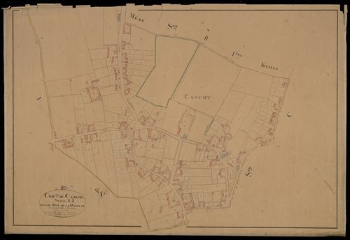 Plan du cadastre napoléonien - Canchy : Bois de la Hayette (Le), B2
