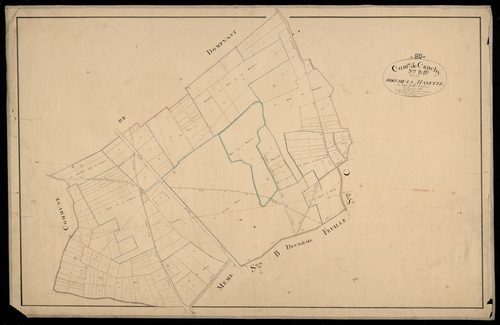 Plan du cadastre napoléonien - Canchy : Hayette (La), B1