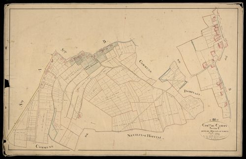 Plan du cadastre napoléonien - Canchy : Moulin Le Vieux (Le), C