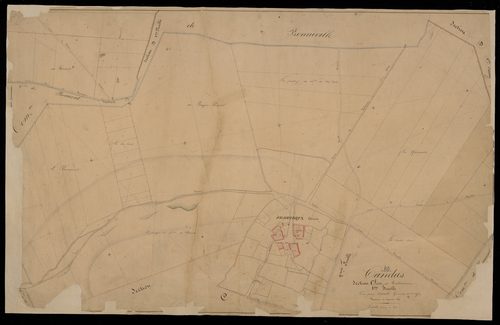 Plan du cadastre napoléonien - Candas : Valheureux (Le), C1