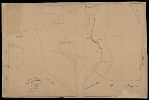 Plan du cadastre napoléonien - Candas : Valheureux (Le), C2