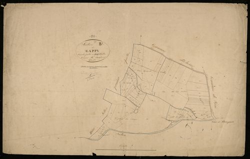 Plan du cadastre napoléonien - Cappy : B2
