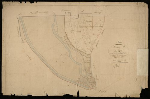 Plan du cadastre napoléonien - Cappy : A2