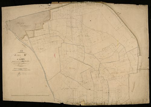 Plan du cadastre napoléonien - Cappy : B1