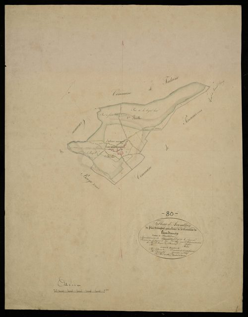 Plan du cadastre napoléonien - Cardonnois (Le) (Lecardonnois) : tableau d'assemblage
