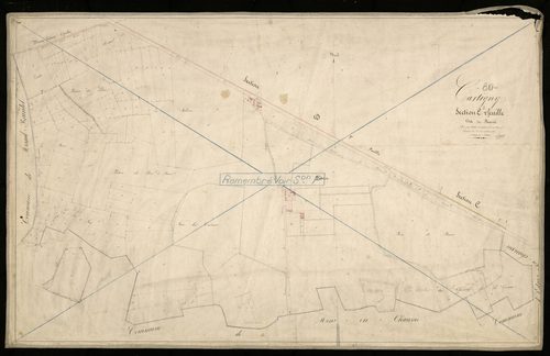 Plan du cadastre napoléonien - Cartigny : Biars, E2