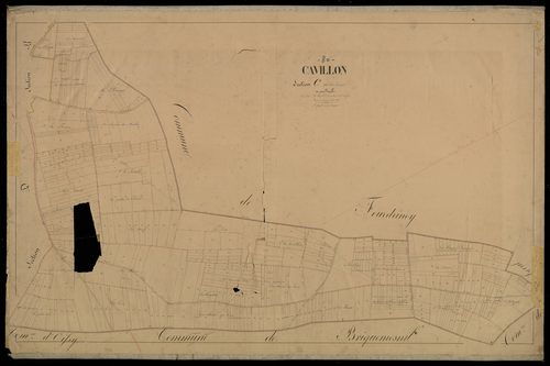 Plan du cadastre napoléonien - Cavillon : Poirier (Le), C