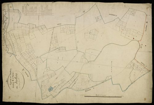 Plan du cadastre napoléonien - Cayeux-en-Santerre (Cayeux) : Bois (Les), B1
