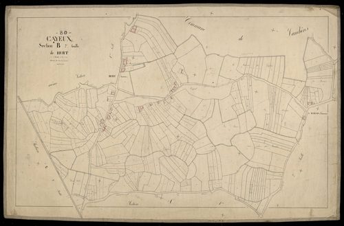 Plan du cadastre napoléonien - Cayeux-sur-Mer (Cayeux sur Mer) : Hurt, B2