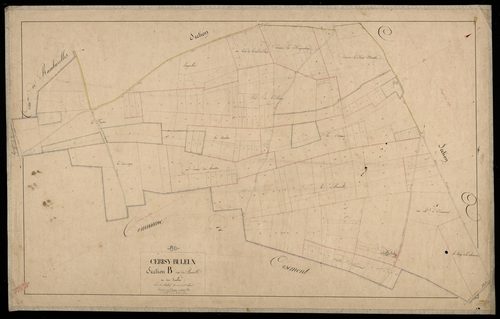 Plan du cadastre napoléonien - Cerisy-Buleux (Cerisy Buleux) : Boiville, B