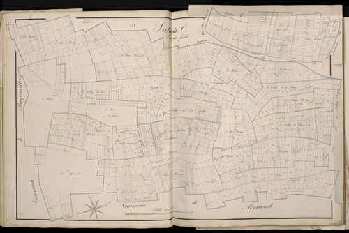 Plan du cadastre napoléonien - Atlas cantonal - Cerisy (Cerisy-Gailly) : C
