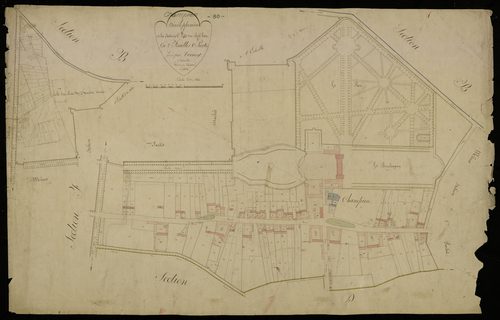 Plan du cadastre napoléonien - Champien : Chef-lieu (Le), C1