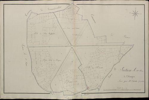 Plan du cadastre napoléonien - Atlas cantonal - Chaulnes : Hexagone (L'), A2