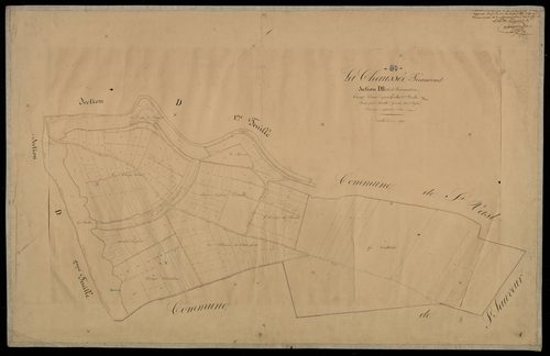Plan du cadastre napoléonien - Chaussee-Tirancourt (La) : Tirancourt ; Camp César (Le), D3