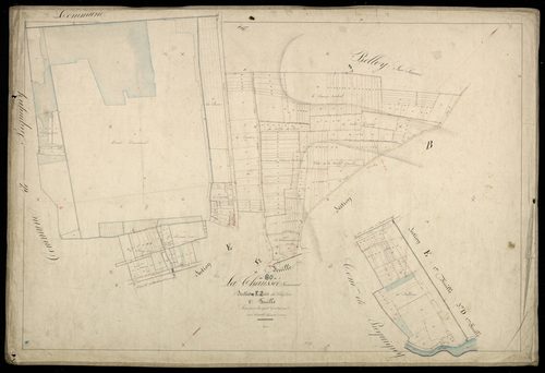 Plan du cadastre napoléonien - Chaussee-Tirancourt (La) : Chef-lieu (Le), E2