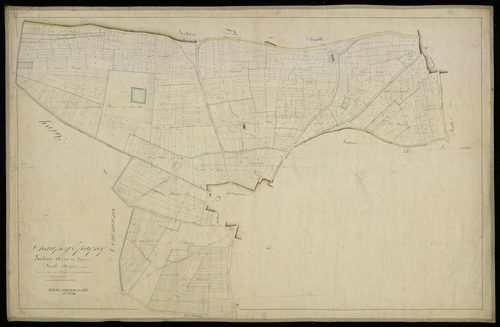 Plan du cadastre napoléonien - Chaussoy-Epagny : Vignes (Les), A