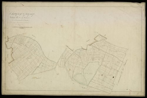 Plan du cadastre napoléonien - Chaussoy-Epagny : Coutures (Les), D1