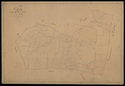 Plan du cadastre napoléonien - Chepy : Bazinlien (Le), D