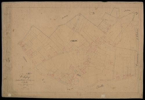 Plan du cadastre napoléonien - Chepy : Chef-lieu (Le), C1