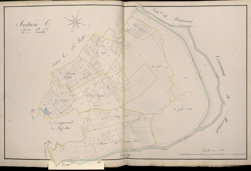 Plan du cadastre napoléonien - Atlas cantonal - Chipilly : C2