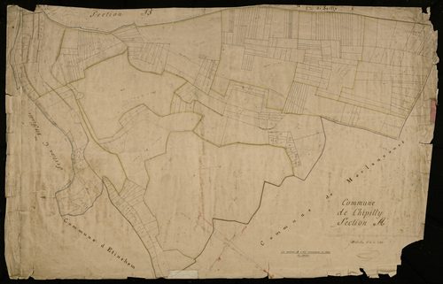 Plan du cadastre napoléonien - Chipilly : Nord (Le), A
