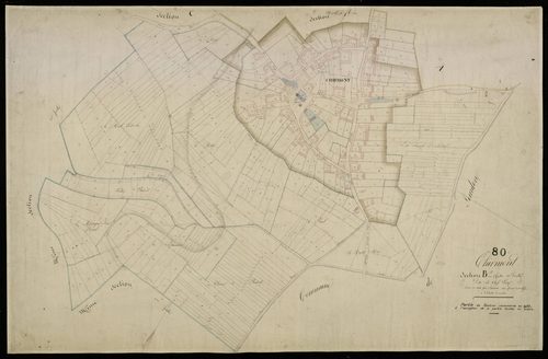 Plan du cadastre napoléonien - Chirmont : Chef-lieu (Le), B1