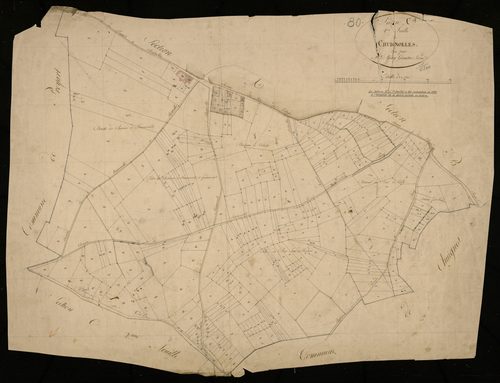Plan du cadastre napoléonien - Chuignolles : C1
