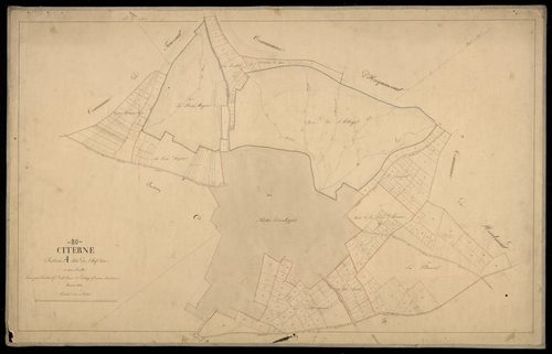 Plan du cadastre napoléonien - Citerne : Chef-lieu (Le), A