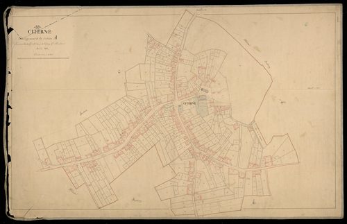 Plan du cadastre napoléonien - Citerne : A développement
