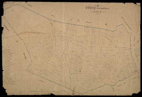 Plan du cadastre napoléonien - Clairy-Saulchoix (Clairy-le-Saulchoix) : C