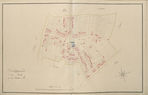 Plan du cadastre napoléonien - Atlas cantonal - Clairy-Saulchoix (Clairy) : A développée