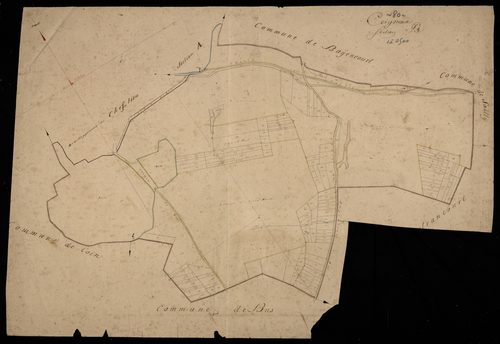 Plan du cadastre napoléonien - Coigneux : B